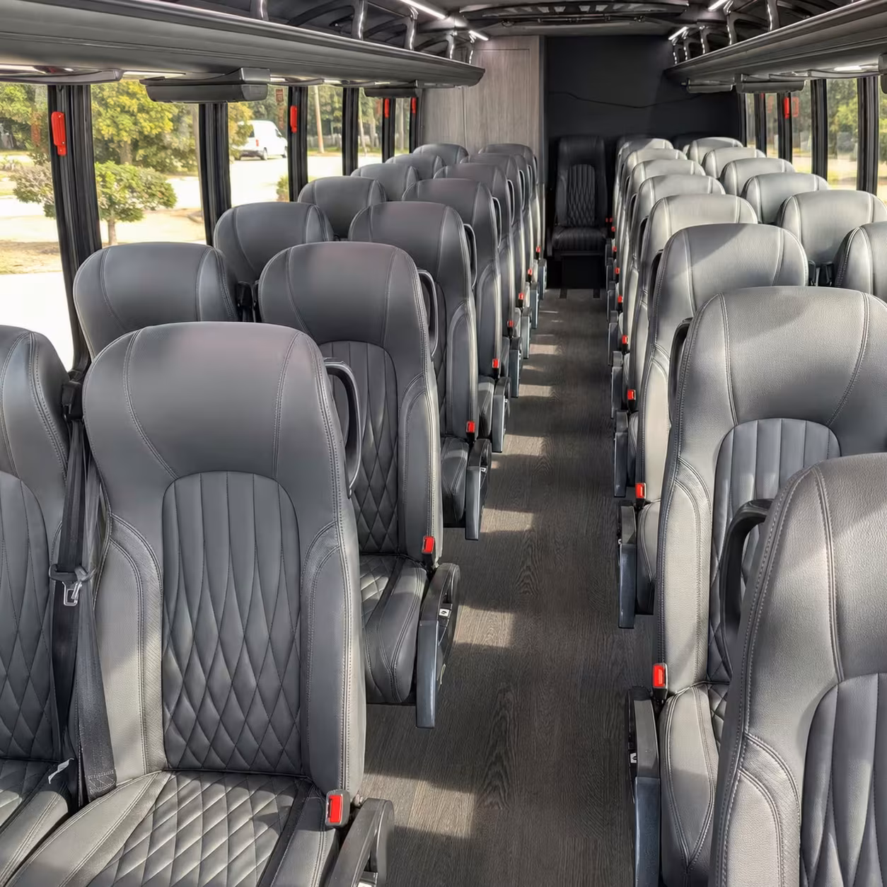 28 passenger minibus interior