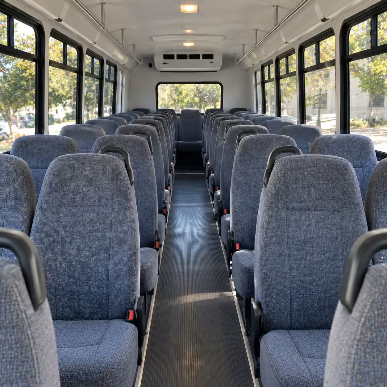 30 passenger minibus inside