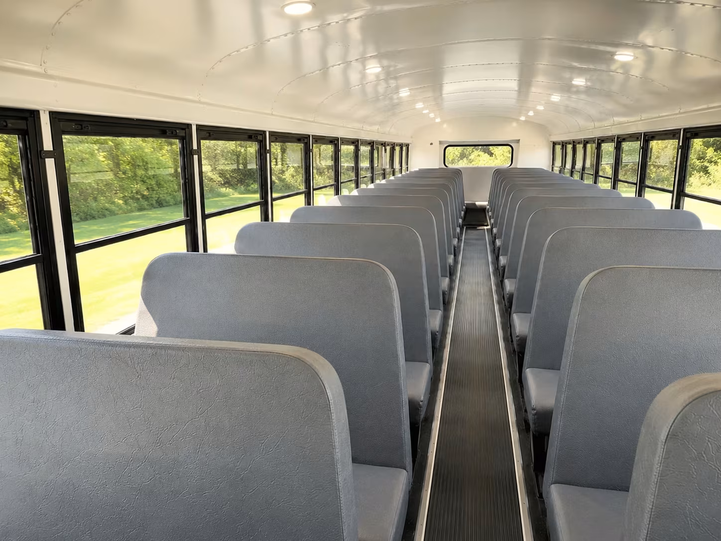 school bus interior